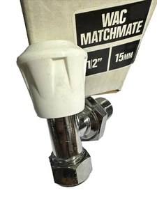 Myson MATCHMATE Chrome Radiator Valve - 15mm Wheel Head Version - Picture 1 of 4
