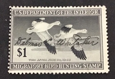 US 1947 Fine Used Sc#RW14,         (W44) - Image 1 of 2