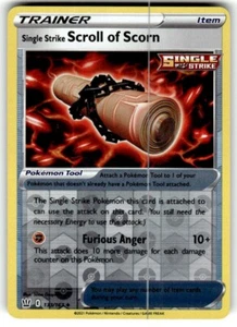 Single Strike Scroll of Scorn 133/163 Swsh05: Battle Styles Reverse Holo NM - Picture 1 of 2