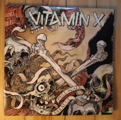 VITAMIN X Full Scale Assault LP Gatefold +OIS +Poster | M / M | 2009 NL HC-Punk - Bild 1 von 4