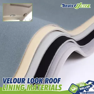 Easy Re-doing Restore Your Car Headliner Roof Lining Upholstery Fabric Colorfast - Picture 1 of 18