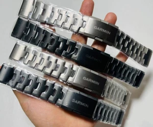 22/26mm Original metal Watch Band Strap For Garmin Fenix 8 7 7X 6X 5 Pro Plus - Zdjęcie 1 z 19