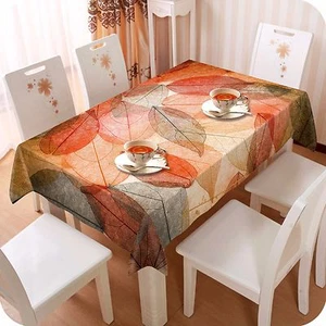 3D Leaves 878 Tablecloth Table Cover Cloth Birthday Party Event AJ WALLPAPER AU - Picture 1 of 7
