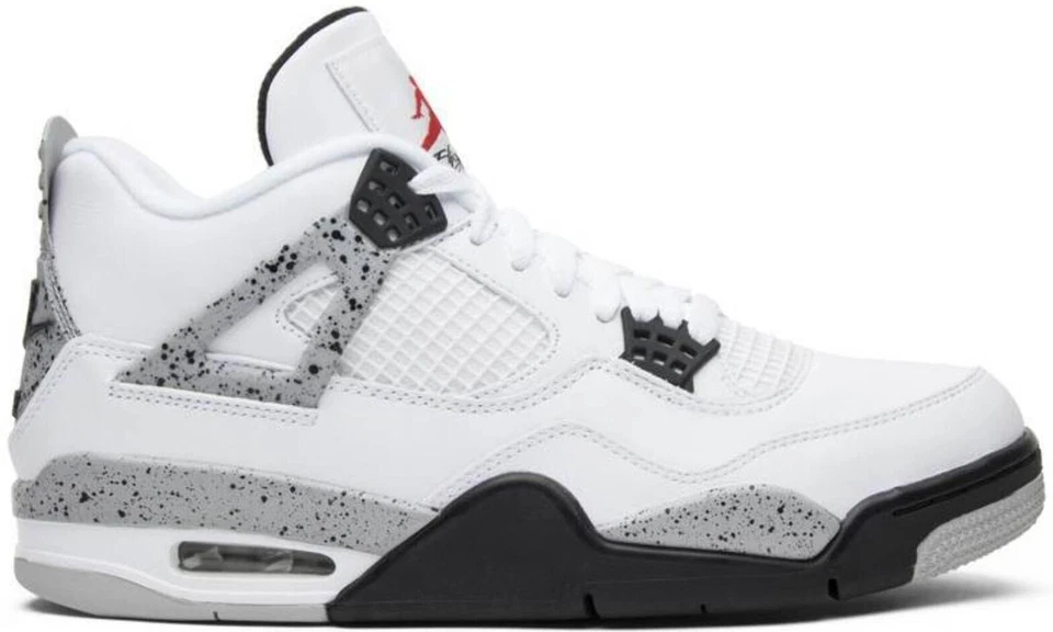 Talla 9.5 - Jordan 4 Retro OG Medio Blanco Cemento Foto 1 de 1