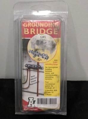 Arlington GB5 Grounding Bridge Intersystem Zinc Four Termination Points - Image 1 of 2