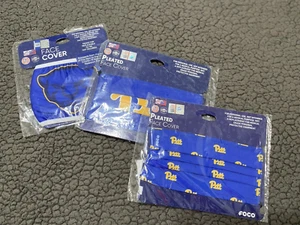 University of Pittsburgh Face Mask Pitt Panthers Face Cover Lot of 3 - Picture 1 of 2