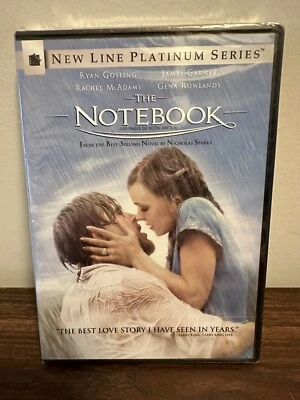 NEW DVD MOVIE "The Notebook" New Line Platinum Series Factory Sealed  Foto 1 de 4