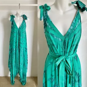 Favolosa tuta Boho SEAFOAM Batik di HAWAII taglia unica - Foto 1 di 15
