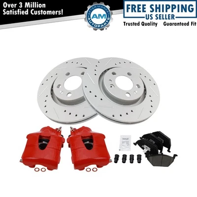 Front Brake Pad & Rotor Kit For 98-10 Volkswagen Beetle 00-06 Golf 99-05 Jetta - Image 1 of 4