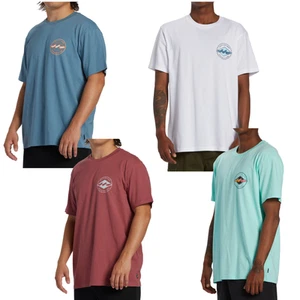 Billabong Mens Rotor Diamond Short Sleeve Casual Cotton T-Shirt Tee - Picture 1 of 12