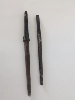  2 Antique Walking Wheel Center Metal Pins For Repaing a Wheel  ( Original)  - Image 1 of 4