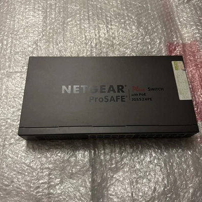 NETGEAR JGS524PE ProSAFE Plus 24-Port Gigabit PoE Switch - Smart Managed - Image 1 of 4
