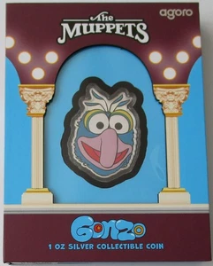 Niue 2 Dollari 2025 Disney I Muppet Gonzo 1 Oz Argento - Foto 1 di 3