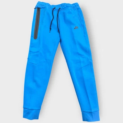 Calça jogger Nike Tech fleece slim fit perna cônica azul FB8002-435 masculina tamanho G nova - Imagem 1 de 4