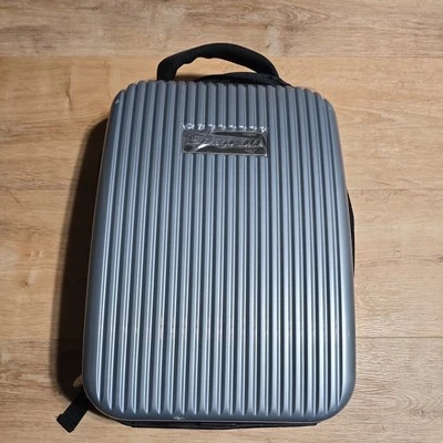 Snap-On Luggage Hard Cover Clam Shell Black Silver Backpack Laptop Scanner - Image 1 of 4