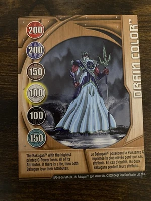 Bakugan Card - Drain Color - Copper Gate Card - BA545 - 18/48n - 2008 - Image 1 of 3