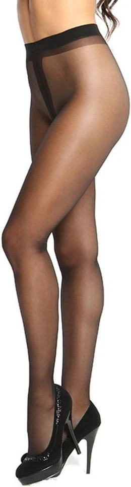 Miss O Ouvert Strumpfhose mit offenem Schritt 20den L XL Blau - Bild 1 von 1