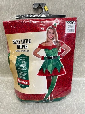 Amscan Santas Sexy Little Helper Elf Christmas Womens Costume - Image 1 of 4