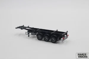 AWM 20/26/30ft container chassis black from 53775 1:87 /AWN87-2 - Picture 1 of 1