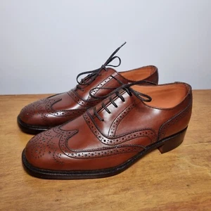 Vintage K Shoes Leather Dress Brogues Made In England Mens Rare - Picture 1 of 17