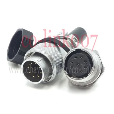 WEIPU 9pin Waterproof Connector,WS20 Industrial Aviation Bulkhead Circular Plug  - Image 1 of 4