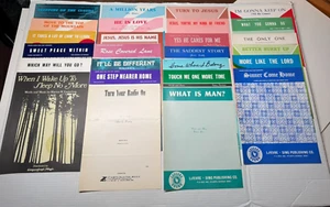 26 Christian Church Gospel Choir Special Music Sheets Song Booklets - Picture 1 of 11