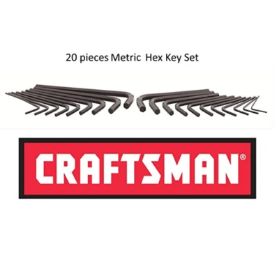 Craftsman 20 Piece Metric Hex Key Set 46677A Allen key Allen wrench - Image 1 of 2