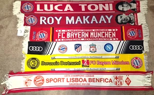 Nr.7 - Sechs verschiedene FC Bayern München Schals - Versandkostenfrei - - Bild 1 von 1