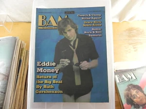 EDDIE MONEY - Bam Magazine August 1, 1980 CHEECH & CHONG / GRACE SLICK - Picture 1 of 2