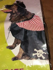 Booville PIRATE dog Halloween costume Medium Dogs 14-16 inches - Picture 1 of 7