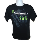 Monster Energy  Mammoth Supercross T-Shirt Black 2010 Graphic Tee Double Sided