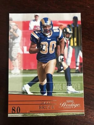 2006 Playoff Prestige Xtra Points Red Rams Football Card #134 Isaac Bruce /100 - Image 1 of 2