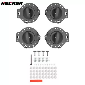 Inner Interior Front Rear Door Handles Gray Bolts 4 For JEEP COMMANDER 2006-2010 - Picture 1 of 13