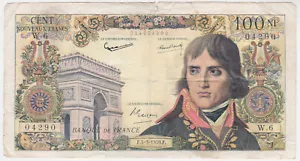 France P 144 - 100 Nouveaux Francs 5-3-1959 - Fine - Picture 1 of 2