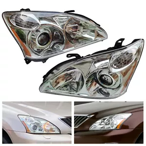 Par de faros halógenos HID diestros + diestros para Lexus RX330 RX350 RX400h 2004-2009 - Imagen 1 de 11