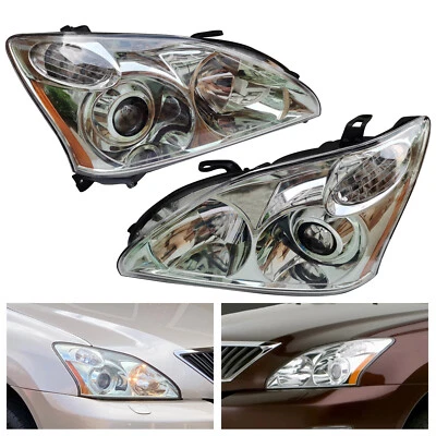 Conjunto de 1 par de faros halógenos Hid+hid 2004-2009 para Lexus RX330 RX350 RX400h Foto 1 de 4