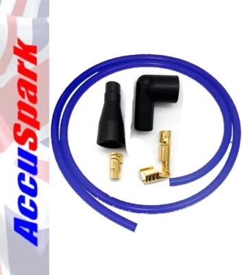 8MM Extra Long Ignition Coil Lead All CARS 50s 60s 70s -Double Silicone 1.5m - Image 1 of 4