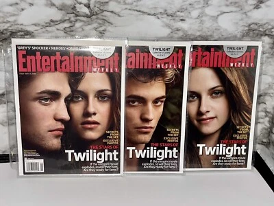 Twilight EW Mag Nov 2008: All 3, 1st Covers, Collectors Ed. Pattinson, Stewart 2 - Image 1 of 4