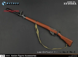 1:6 ZY2018A NO4MKI WWII British Rifle Gun Weapon For 12" Male Soldier Figure Toy - Picture 1 of 6