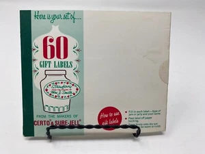 CERTO & SURE-JELL Gift Label Booklet for Canning Labels for Jam Jelly Preserves - Picture 1 of 4