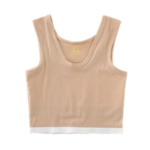 Les Lesbian Tomboy Chest Breast Binder Vest Crop Tops Anti-curling Underwear - Picture 1 of 10