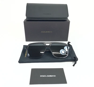 Gafas de sol Dolce & Gabbana DG4354 3160/87 montura gris transparente con lentes grises Foto 1 de 4