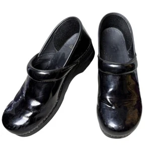 Dansko ClogsProfessional Leather Black Dark Purple Women size EU 41/ US 10.5-11 - Picture 1 of 16