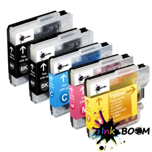 5 Ink Cartridge fits Brother LC61 DCP-365CN MFC-990CW DCP-6690CN MFC-795CW - Picture 1 of 1