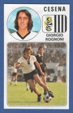 PANINI FOOTBALLERS FIGURE 1976/77 - RECOVERY N.043 ROGNONI - CESENA