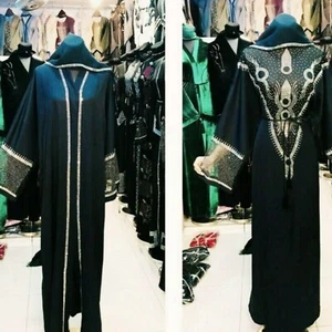 Latest Design Abaya Kaftan Farasha Maxi jilbab jalabiya burkha - Picture 1 of 1