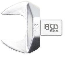 BGS Einsteck-Maulschlüssel - 18 mm - Aufnahme 9 x 12 mm