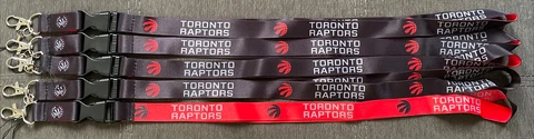 Toronto Raptors NBA Two-Tone Lanyard Key chain X5 Cover
