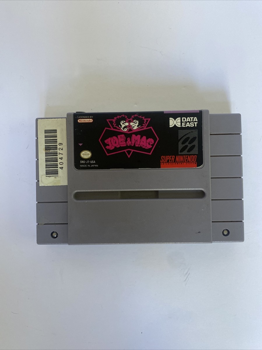 Nintendo　snes joe&mac 北米版　スーパーファミコン Joe & Mac Nintendo SNES Video Games for sale | eBay