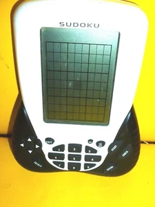 Vintage Handheld Electronic Sudoku Game Black & White Battery Operated Works - Picture 1 of 3